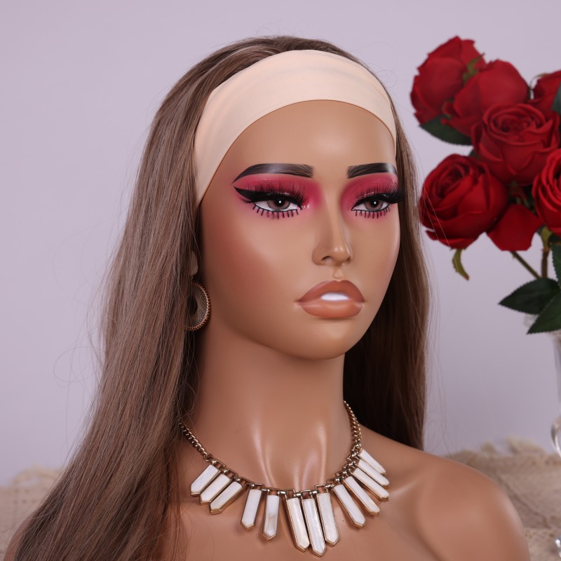 Body Jewelry Store - PVC Half Body Mannequin Head with