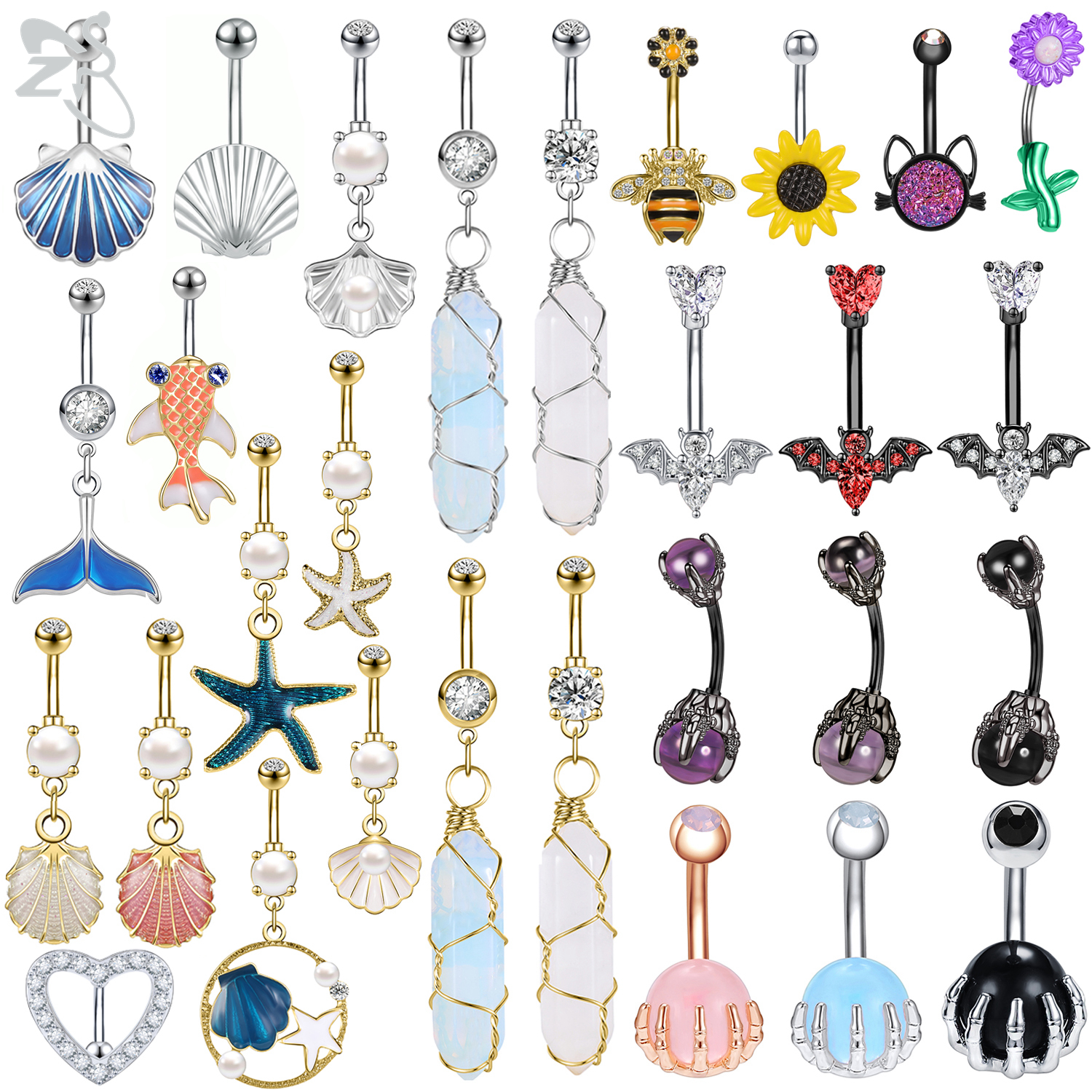 Zs Body Jewelry - ZS 1 PC Cute Shell Pendant