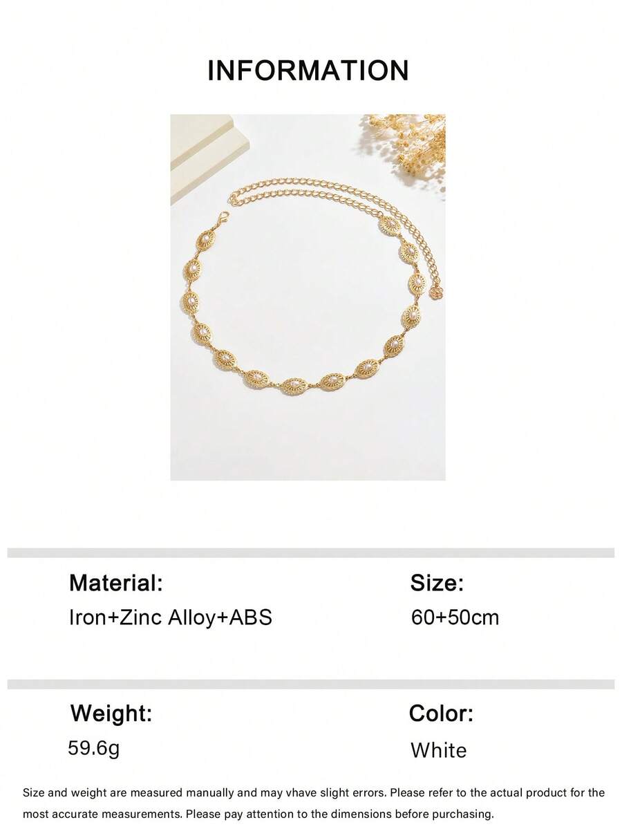 Body Chain Jewelry - 1pc Fashionable Sexy Sunflower Waist Chain,