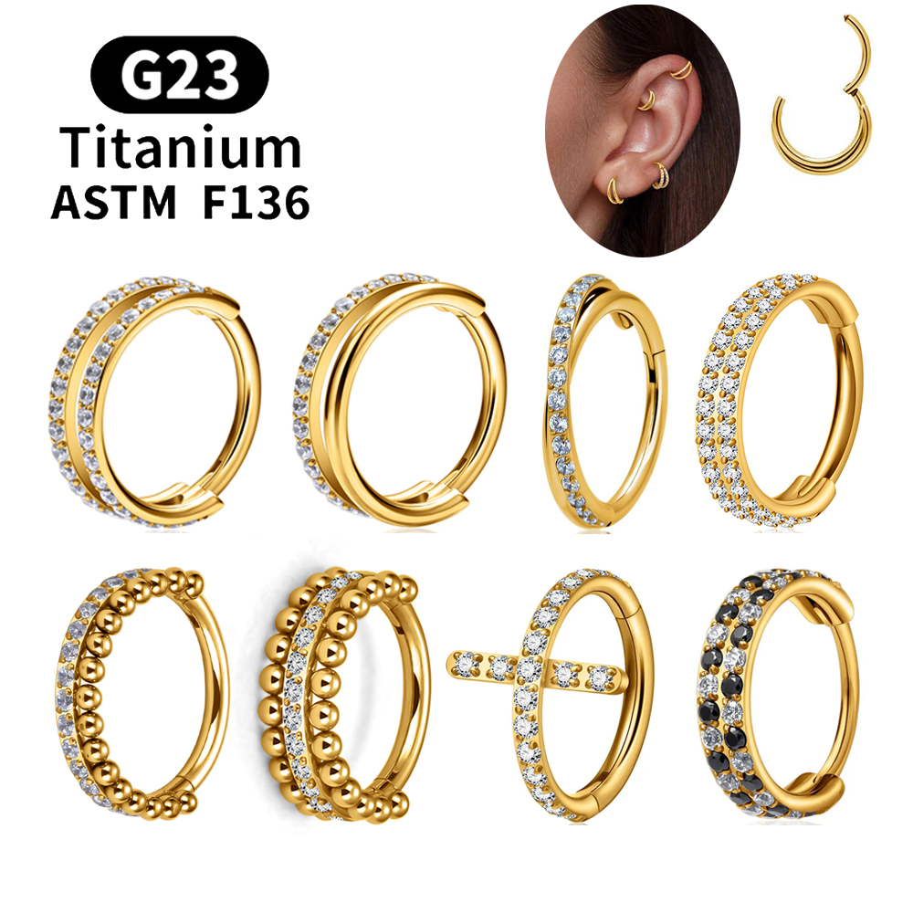 Zoor Body Jewelry - ASTM F136 Titanium Hinged Segment Cartilage