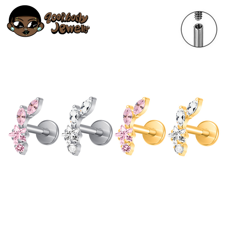 ASTM F136 Titanium Constellati - Zoor Body Jewelry บทวิจารณ์และราคา