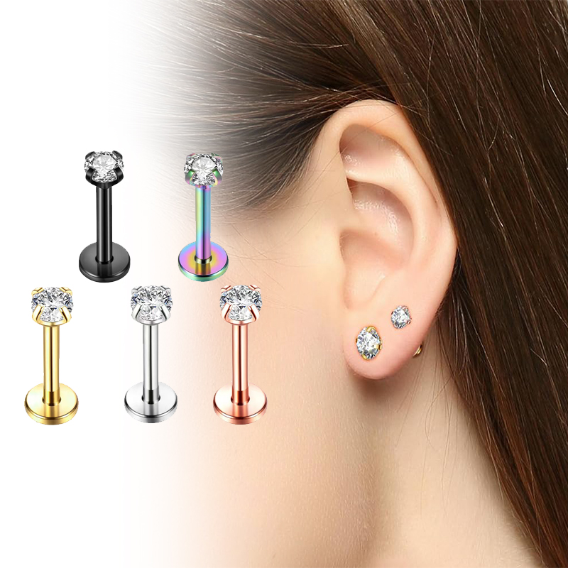 16G Titanium Internally Thread - Body Jewelry Titanium บทวิจารณ์และราคา