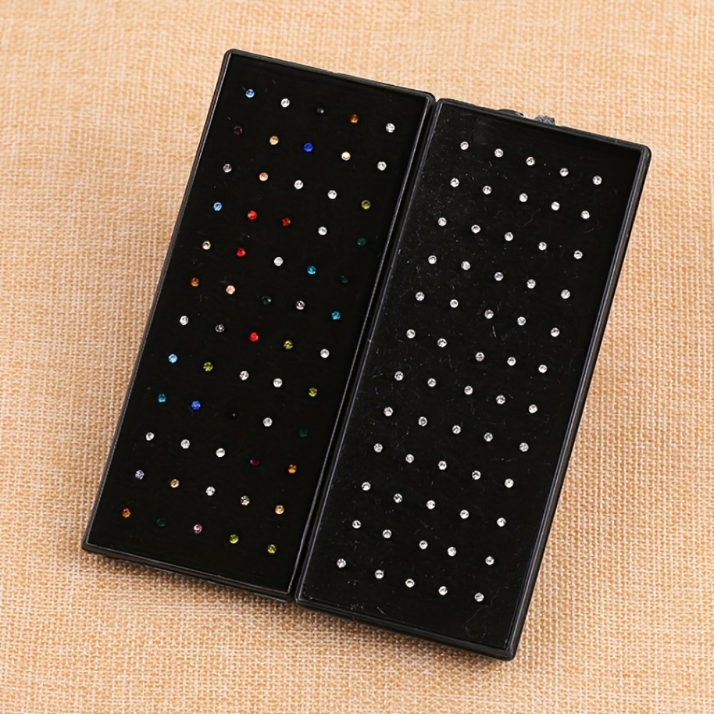 60pcs Nose Ring Set Stud Earri - Body Jewelry Store บทวิจารณ์และราคา
