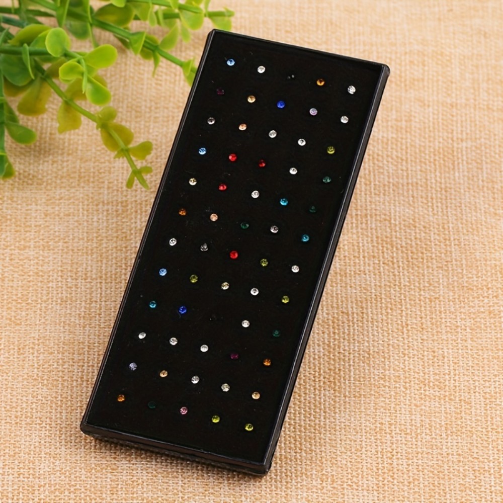 60pcs Nose Ring Set Stud Earri - Body Jewelry Store บทวิจารณ์และราคา