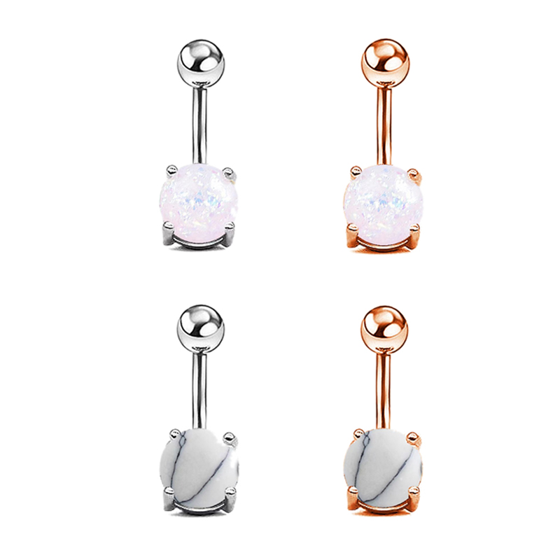 14G Belly Button Rings, Surgic - Body Jewelry For Sensitive Skin บทวิจารณ์และราคา