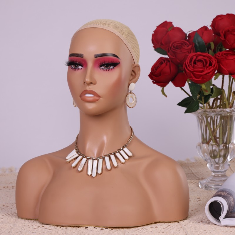 PVC Half Body Mannequin Head w - Body Jewelry Store บทวิจารณ์และราคา
