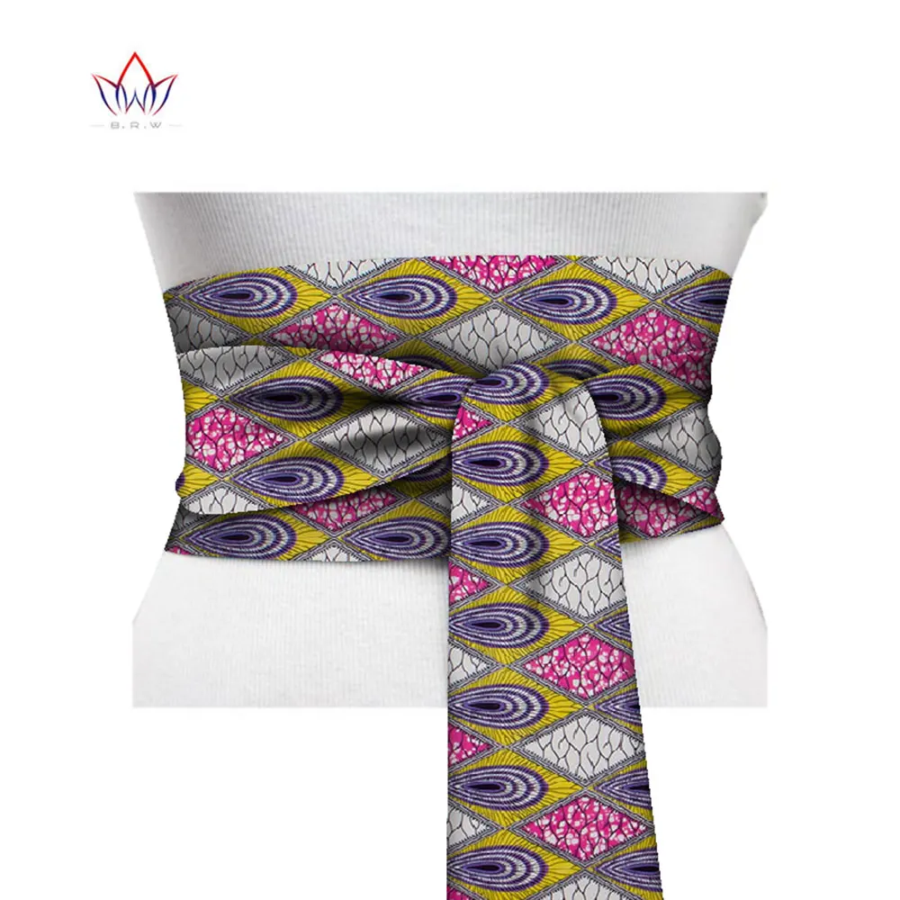 2024 African Print Obi Ankara  - Yellow Body Jewelry บทวิจารณ์และราคา