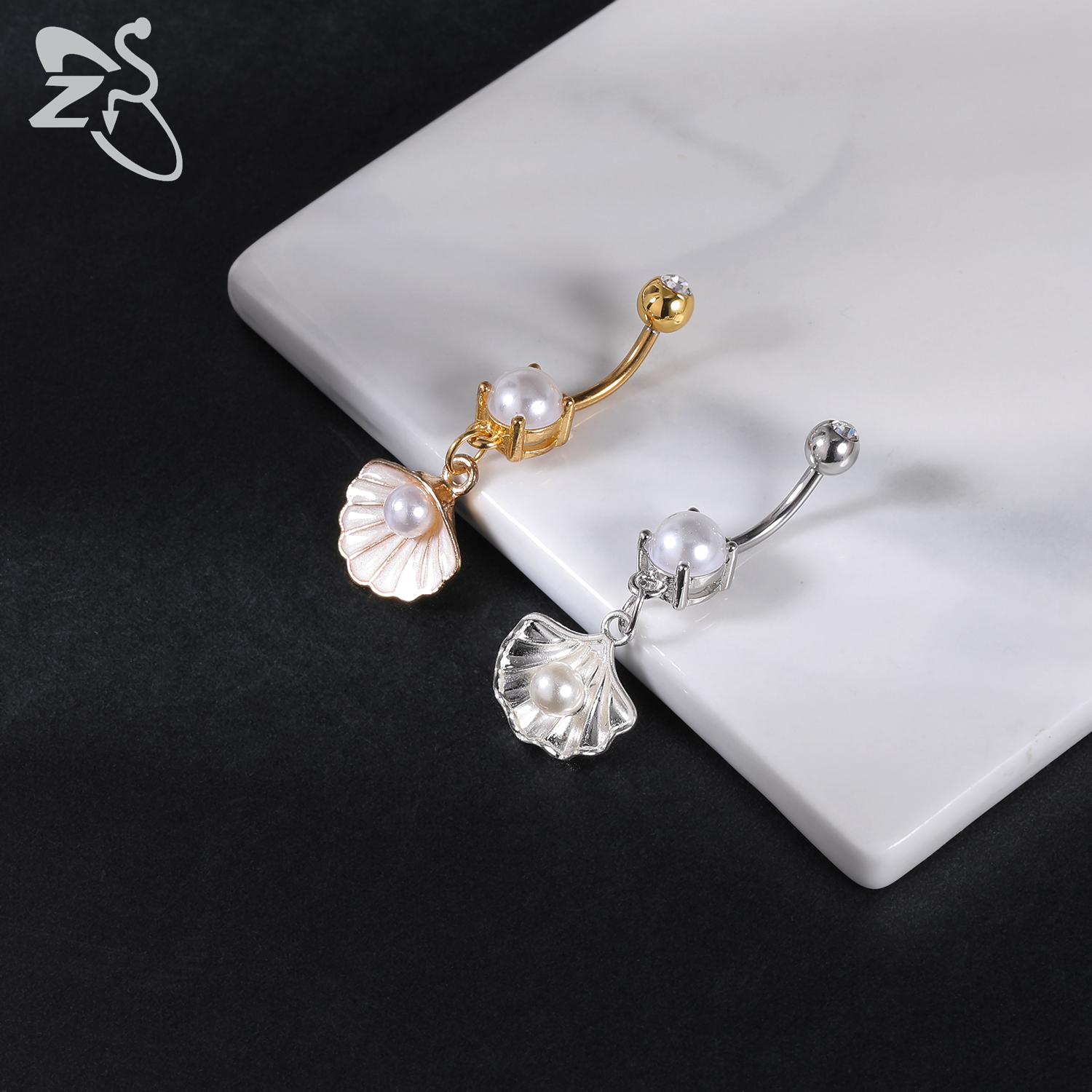 ZS 1 PC Cute Shell Pendant Bel - Zs Body Jewelry บทวิจารณ์และราคา