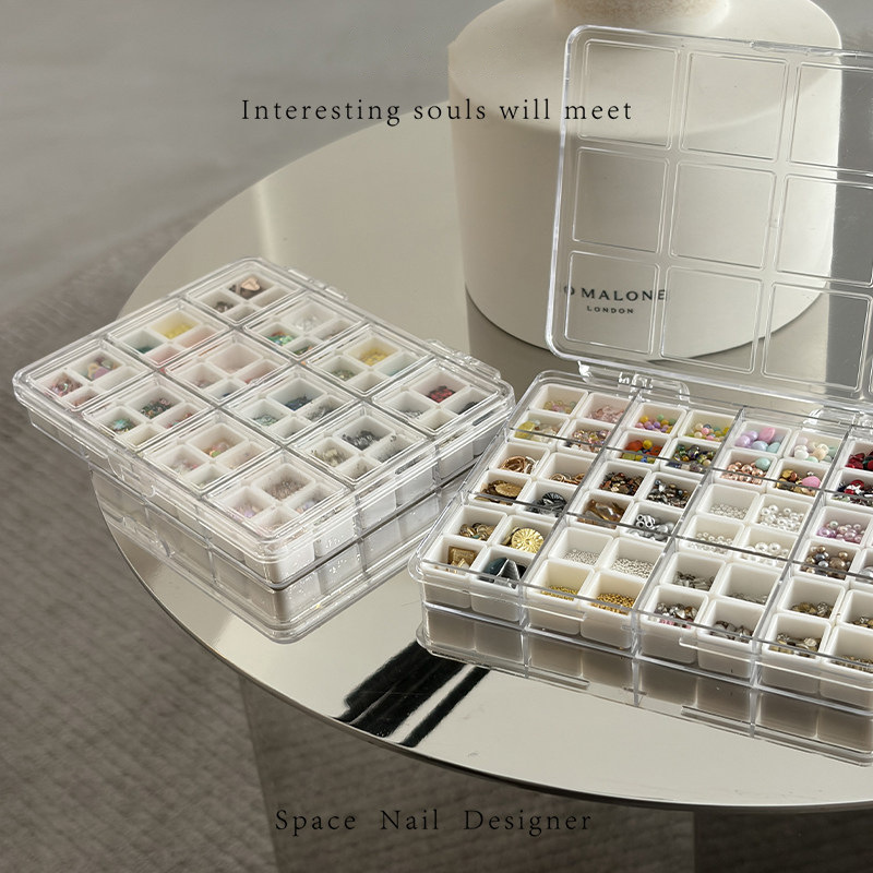 48 Grids Nail Accessories Stor - Body Jewelry Display บทวิจารณ์และราคา