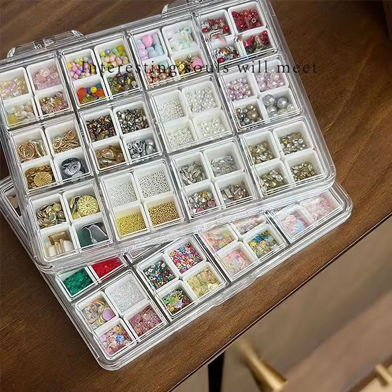 48 Grids Nail Accessories Stor - Body Jewelry Display บทวิจารณ์และราคา