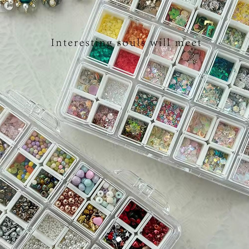 48 Grids Nail Accessories Stor - Body Jewelry Display บทวิจารณ์และราคา