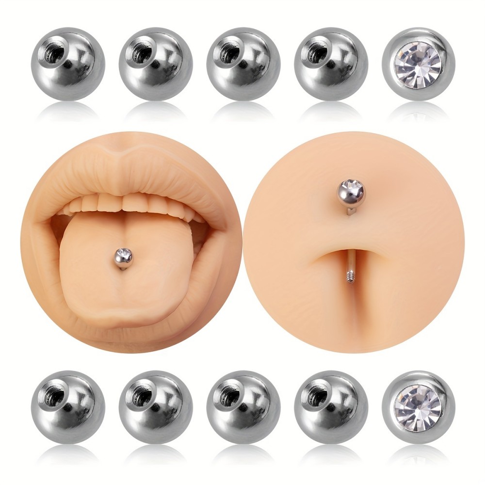 10pcs Piercing Balls 3mm 5mm S - Body Jewelry Store บทวิจารณ์และราคา