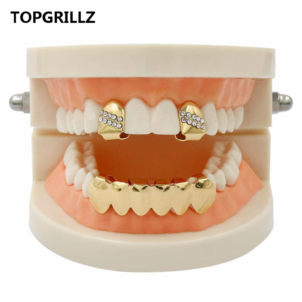 TOPGRILLZ Hip Hop Grillz Yello - Yellow Body Jewelry บทวิจารณ์และราคา