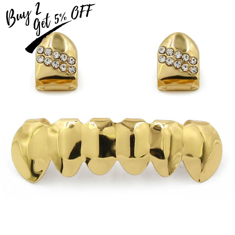 TOPGRILLZ Hip Hop Grillz Yello - Yellow Body Jewelry บทวิจารณ์และราคา