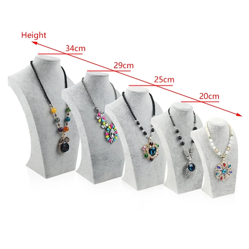 Velvet Portrait Necklace Displ - Body Jewelry Display บทวิจารณ์และราคา