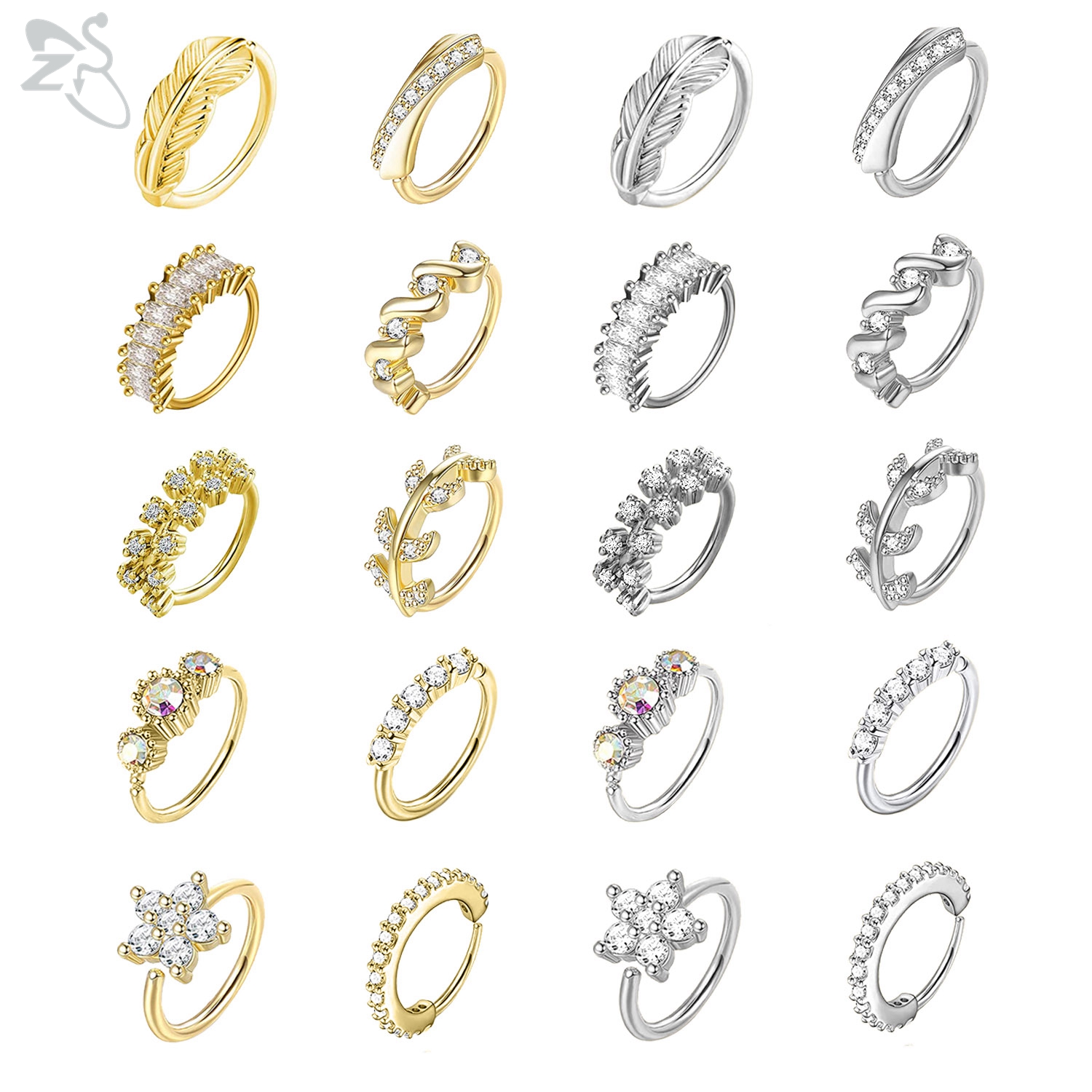 AOEDEJ 10pcs/Lot 20G 8MM Gold  - Zs Body Jewelry บทวิจารณ์และราคา