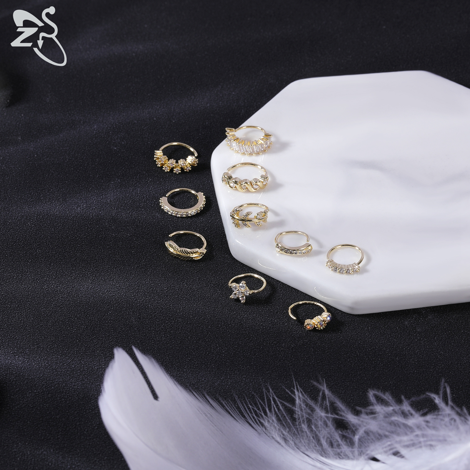 AOEDEJ 10pcs/Lot 20G 8MM Gold  - Zs Body Jewelry บทวิจารณ์และราคา