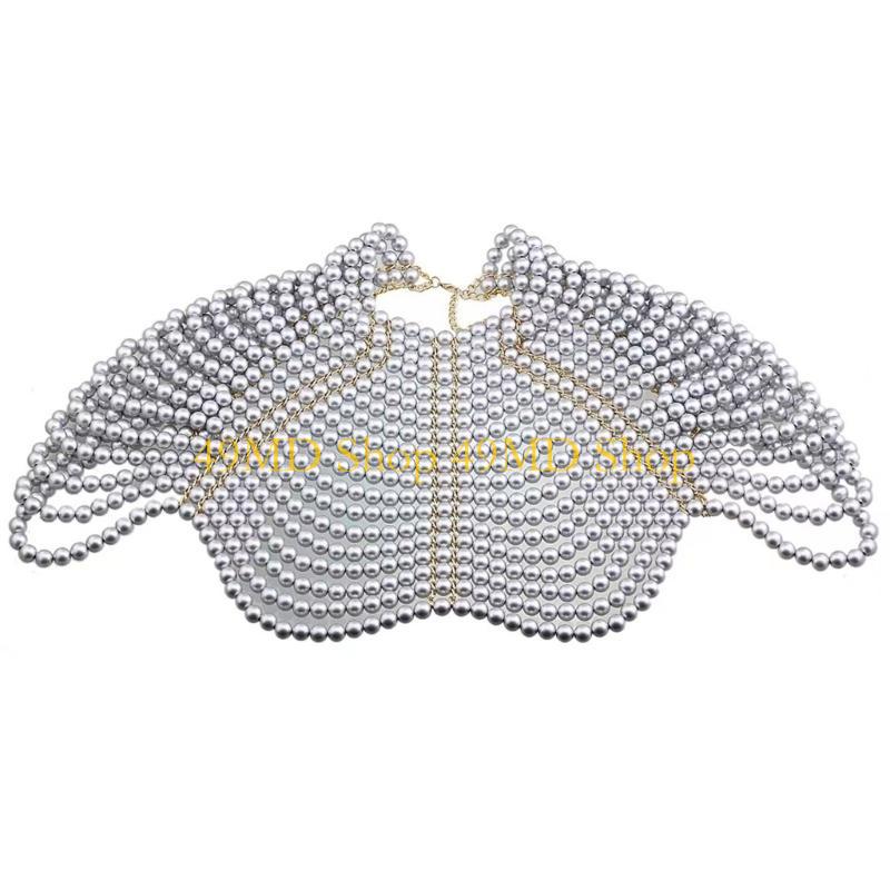 49MD Elegant Women Shawl Multi - Body Chain Jewelry บทวิจารณ์และราคา