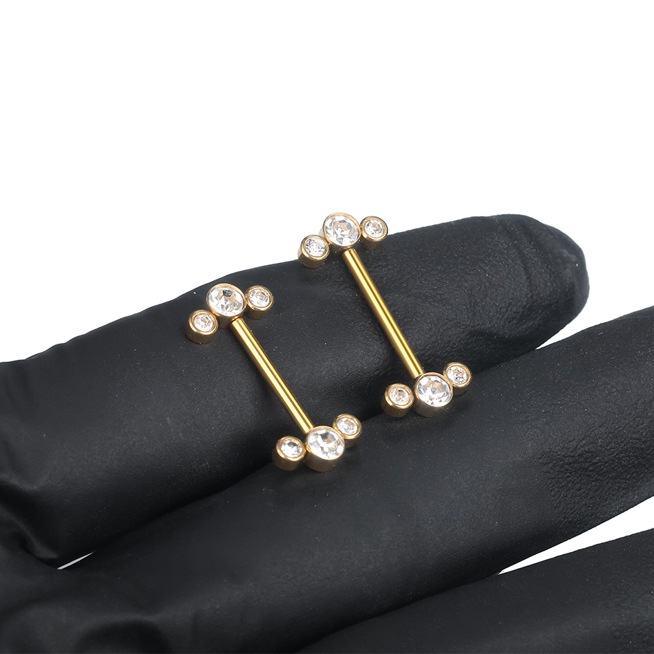 1/5PCS G23 Titanium PIERC Gold - Zoor Body Jewelry บทวิจารณ์และราคา