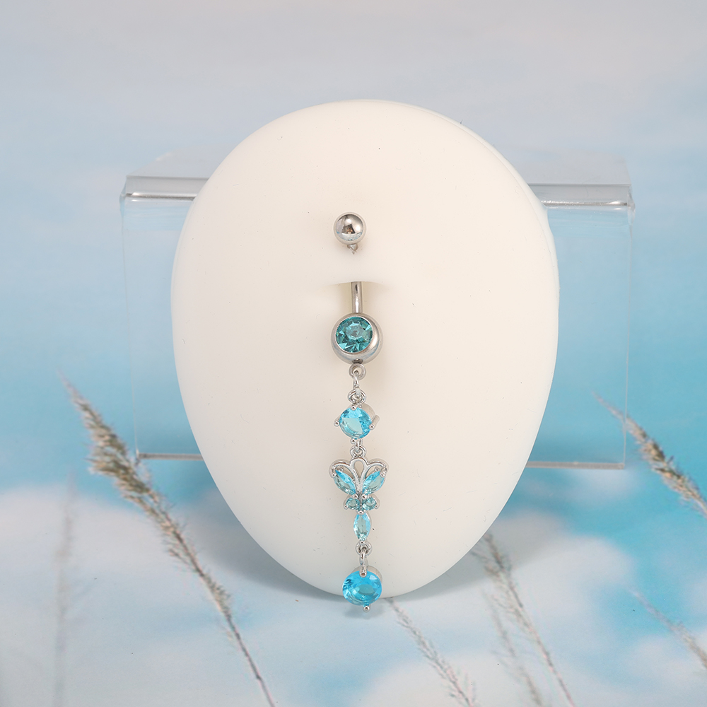 1pc Mixed Style Dangle Belly B - Body Jewelry Co บทวิจารณ์และราคา