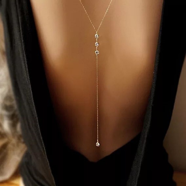 New Rhinestone Sexy Women's Ba - Body Chain Jewelry บทวิจารณ์และราคา