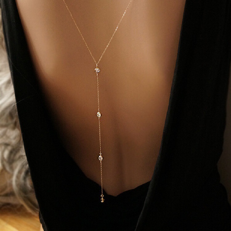 New Rhinestone Sexy Women's Ba - Body Chain Jewelry บทวิจารณ์และราคา
