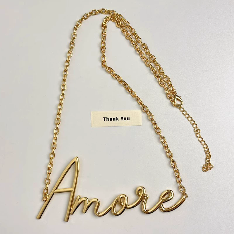 2025 New Retro Gold Letter Wai - Body Jewelry Gold บทวิจารณ์และราคา