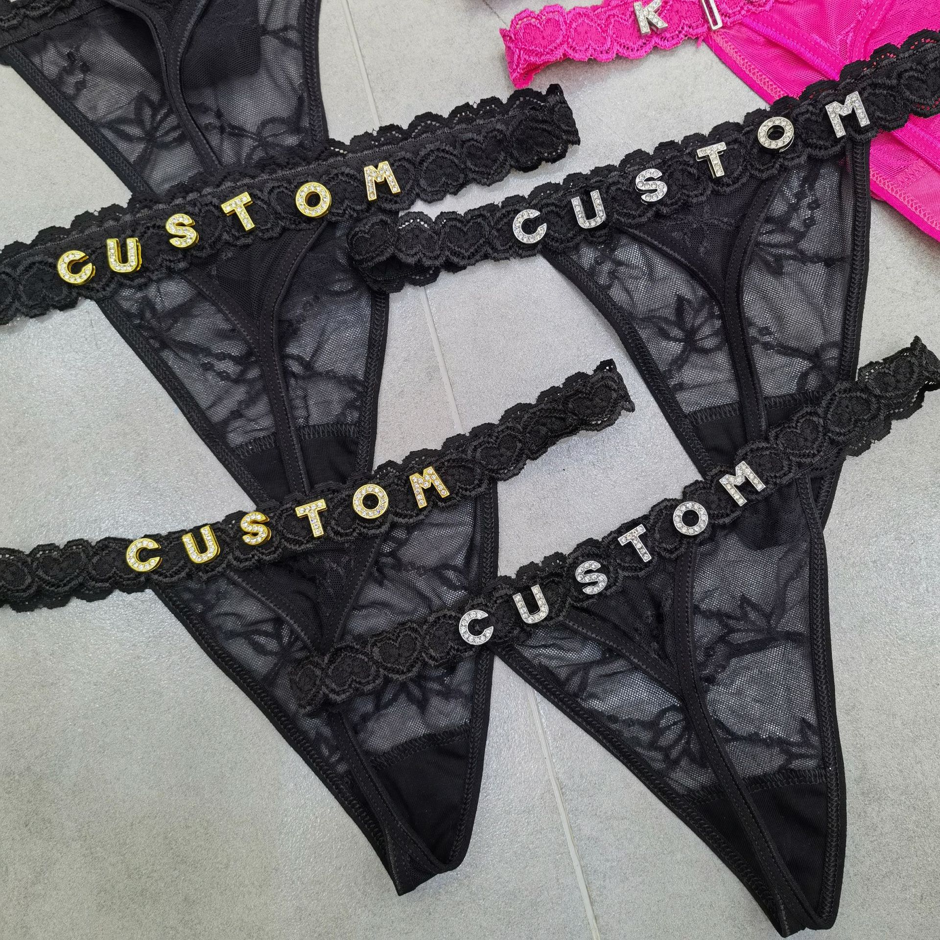 Customize Thongs Crystal Name  - Body Chain Jewelry บทวิจารณ์และราคา