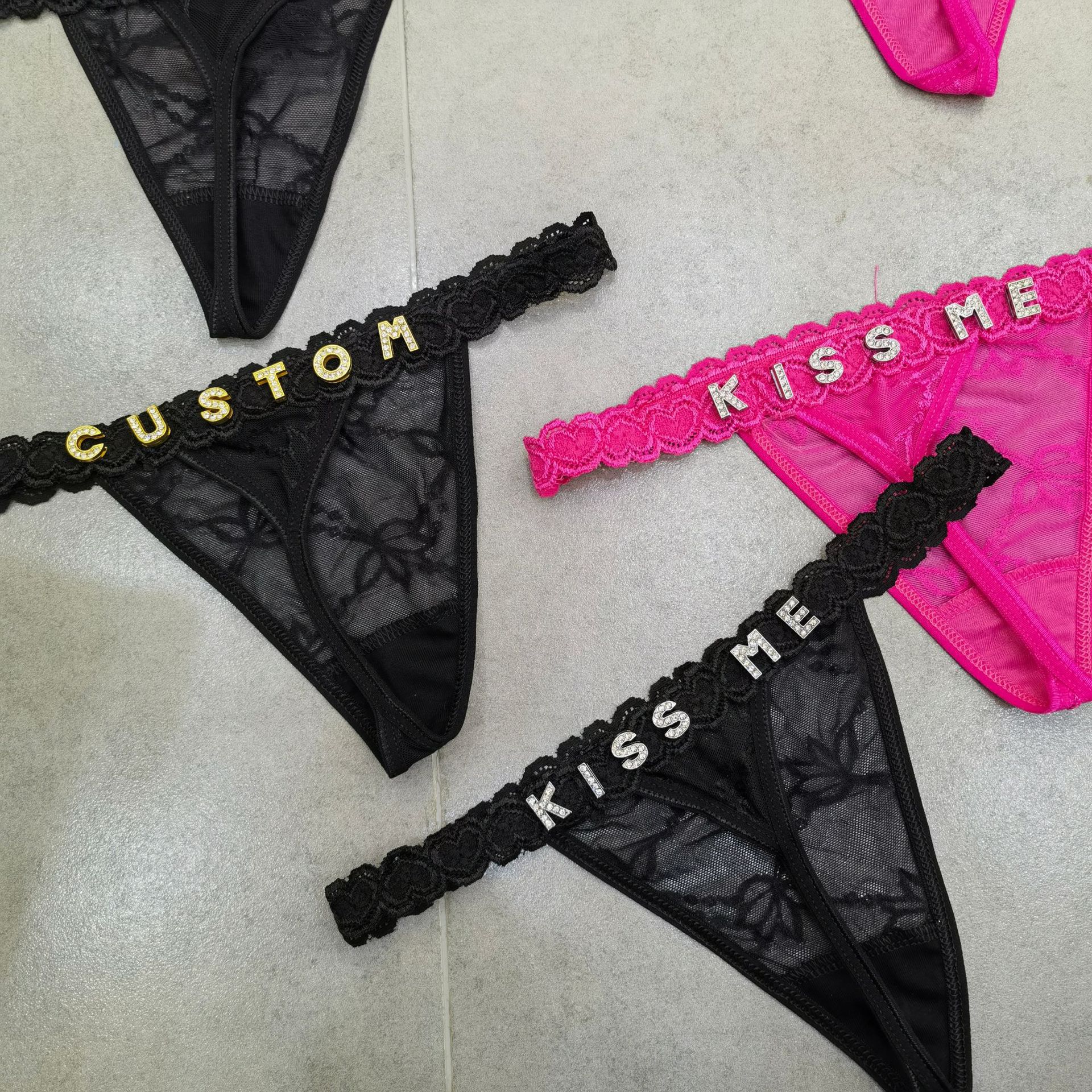 Customize Thongs Crystal Name  - Body Chain Jewelry บทวิจารณ์และราคา