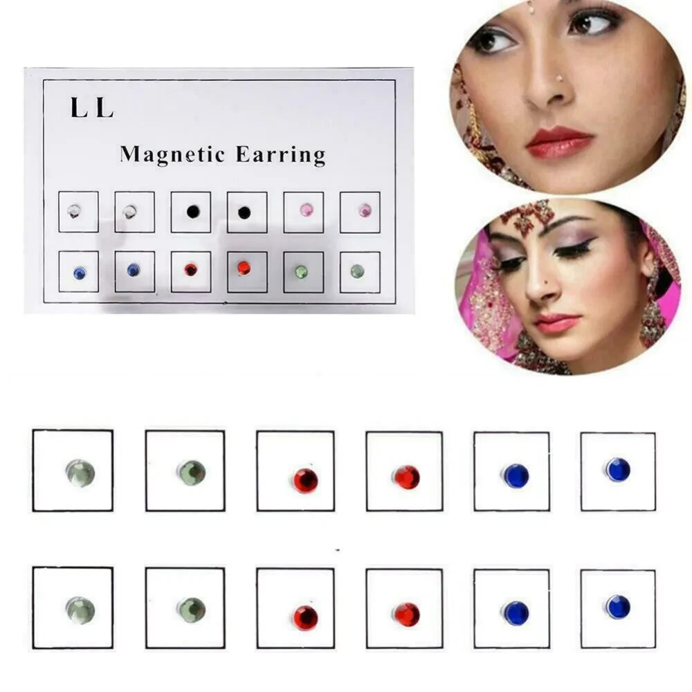 12PCS/Card Fake Cheater Non Pi - Body Jewelry And Earrings บทวิจารณ์และราคา