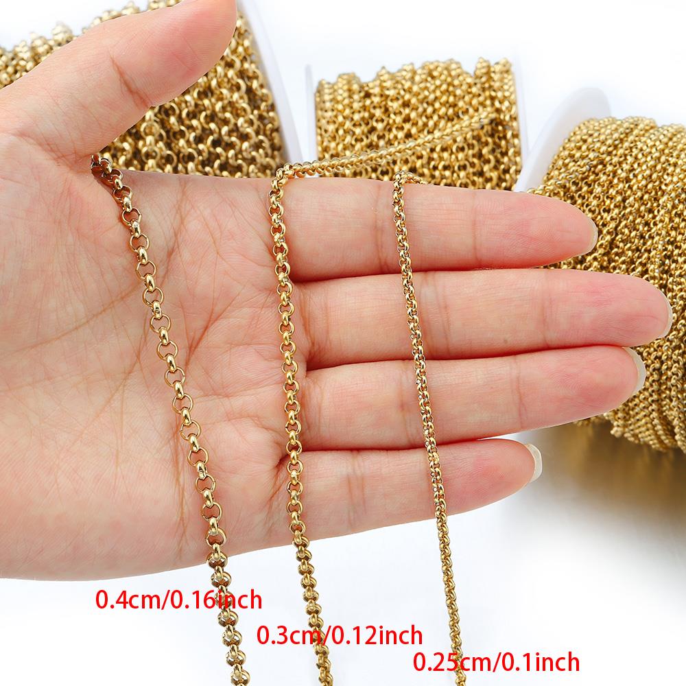 1 Meter 2-4mm Stainless Steel  - Body Chain Jewelry บทวิจารณ์และราคา