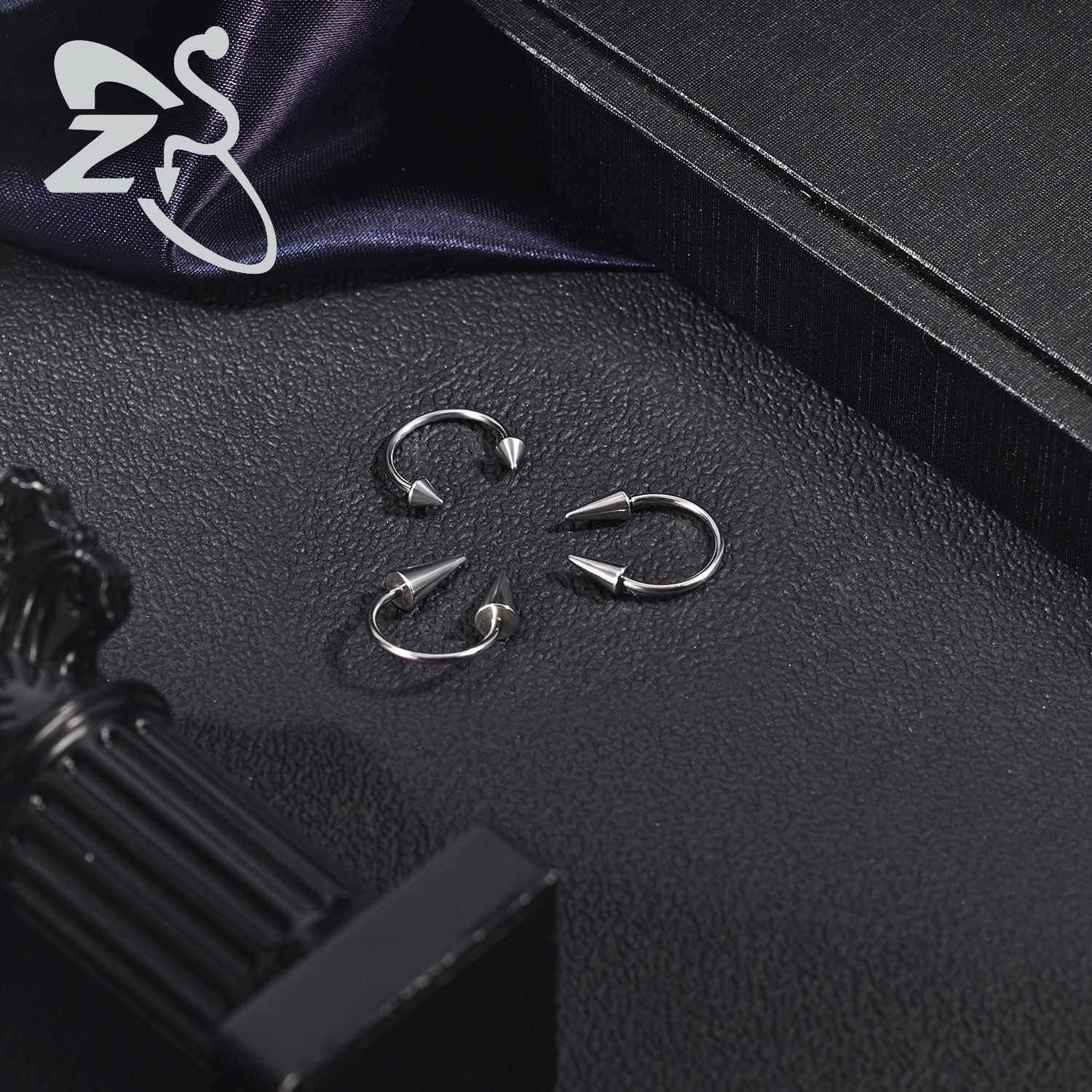 ZS 1PC 16G/18G Spike Nose Ring - Zs Body Jewelry บทวิจารณ์และราคา