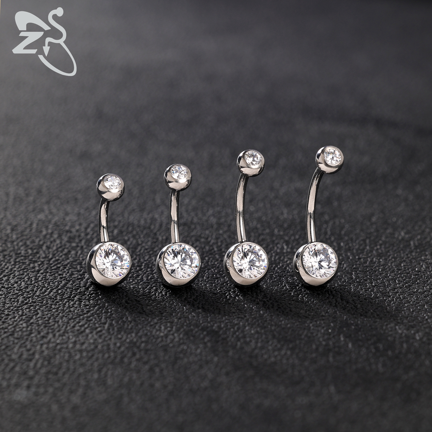 ZS 1PC 14G G23 Titanium Belly  - Zs Body Jewelry บทวิจารณ์และราคา