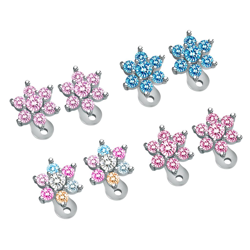 Piercing Jewelry 14g AAA Cubic - Body Jewelry For Sensitive Skin บทวิจารณ์และราคา