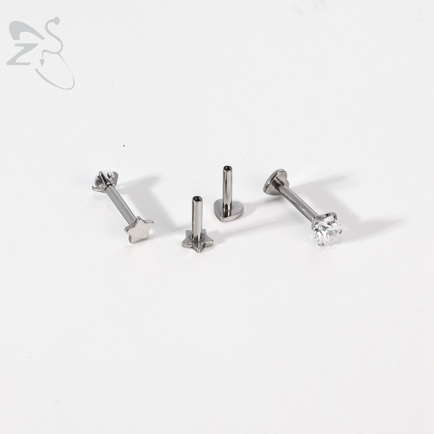 ZS 1PC Star Heart Spike Lip La - Zs Body Jewelry บทวิจารณ์และราคา