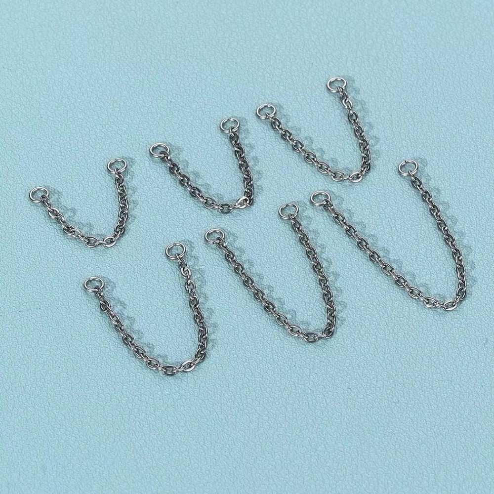 Titanium Nose Chain Three Laye - Body Jewelry And Earrings บทวิจารณ์และราคา