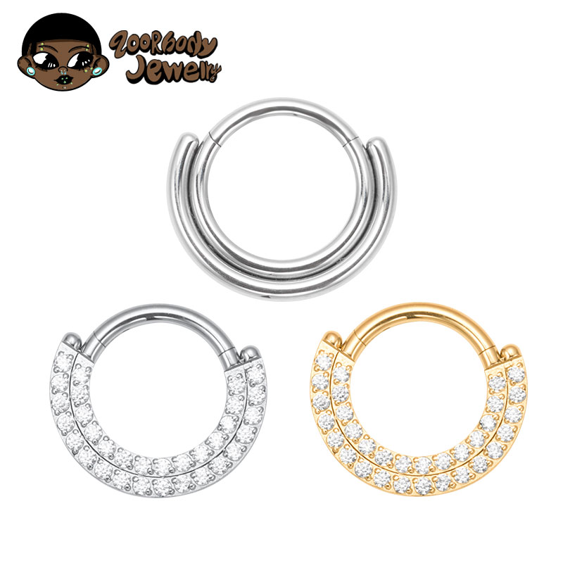 ASTM F136 Titanium Clicker Sep - Zoor Body Jewelry บทวิจารณ์และราคา