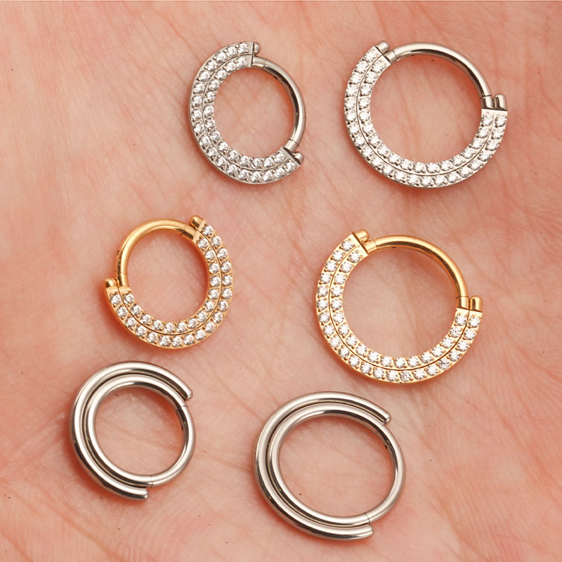 ASTM F136 Titanium Clicker Sep - Zoor Body Jewelry บทวิจารณ์และราคา