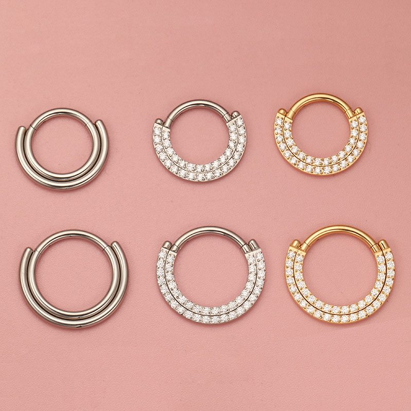 ASTM F136 Titanium Clicker Sep - Zoor Body Jewelry บทวิจารณ์และราคา