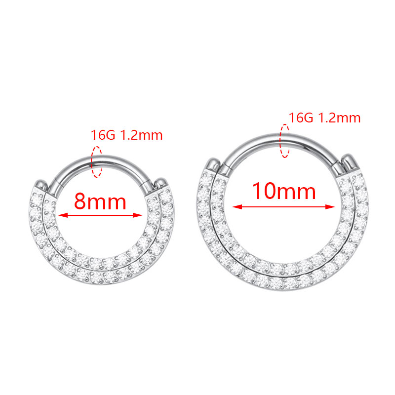 ASTM F136 Titanium Clicker Sep - Zoor Body Jewelry บทวิจารณ์และราคา