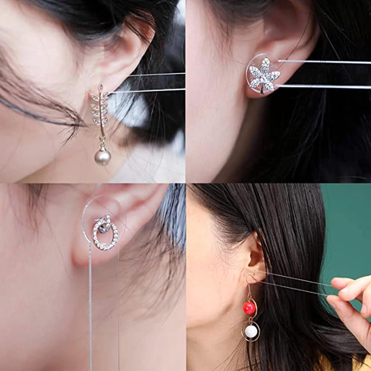 5pcs Acrylic Earring Try-on Wa - Body Jewelry Display บทวิจารณ์และราคา