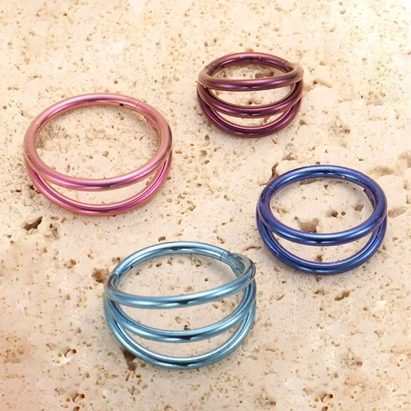 ASTM F136 Titanium 3 Layer Hin - Zoor Body Jewelry บทวิจารณ์และราคา