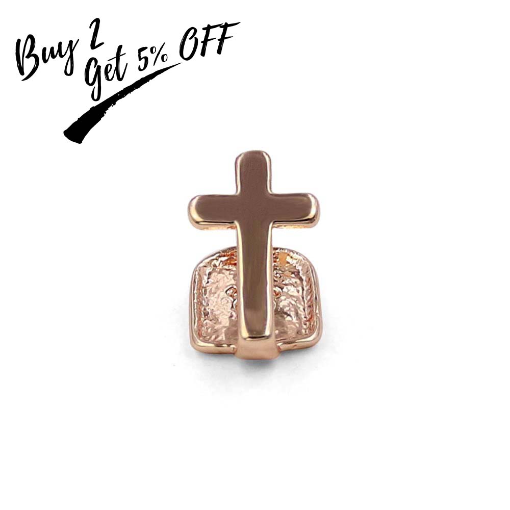 TOPGRILLZ Single Cross Teeth G - Yellow Body Jewelry บทวิจารณ์และราคา