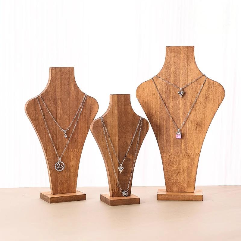 Walnut Wood Detachable Mannequ - Body Jewelry Display บทวิจารณ์และราคา