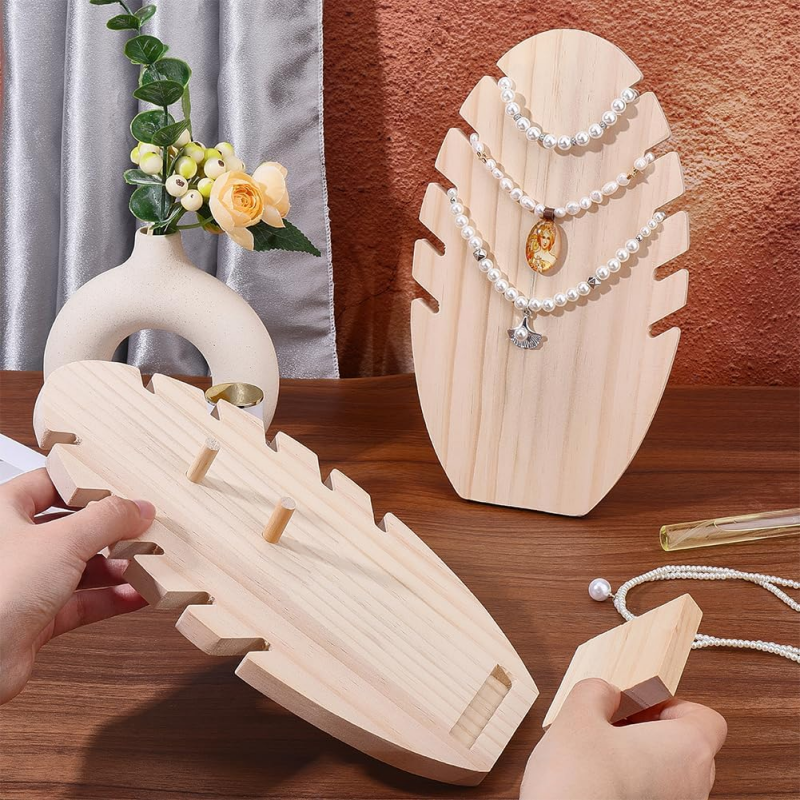 Walnut Wood Detachable Mannequ - Body Jewelry Display บทวิจารณ์และราคา