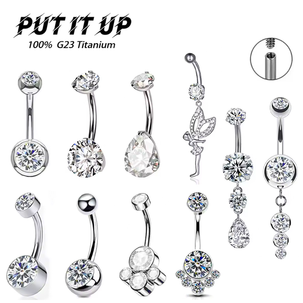 ASTM F136 Titanium 14G Hinged  - Body Jewelry For Sensitive Skin บทวิจารณ์และราคา