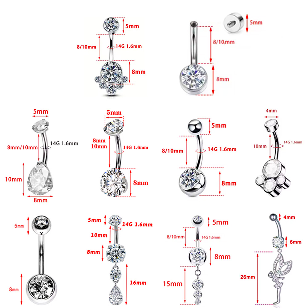 ASTM F136 Titanium 14G Hinged  - Body Jewelry For Sensitive Skin บทวิจารณ์และราคา