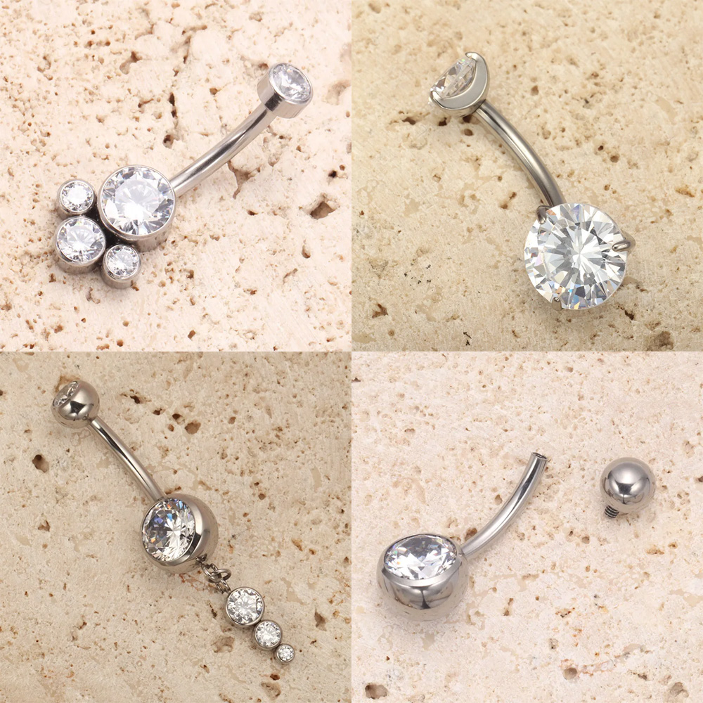 ASTM F136 Titanium 14G Hinged  - Body Jewelry For Sensitive Skin บทวิจารณ์และราคา