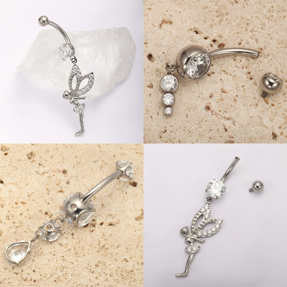 ASTM F136 Titanium 14G Hinged  - Body Jewelry For Sensitive Skin บทวิจารณ์และราคา