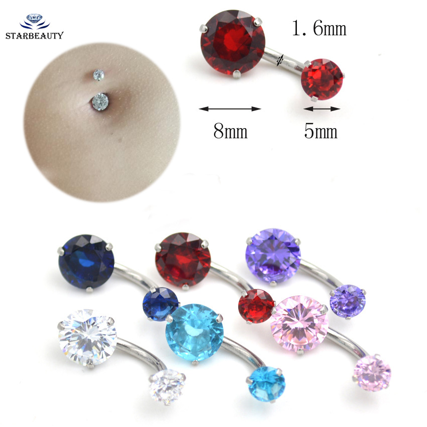 New Brand AAA Zircon Jeweled S - Body Jewelry Brands บทวิจารณ์และราคา